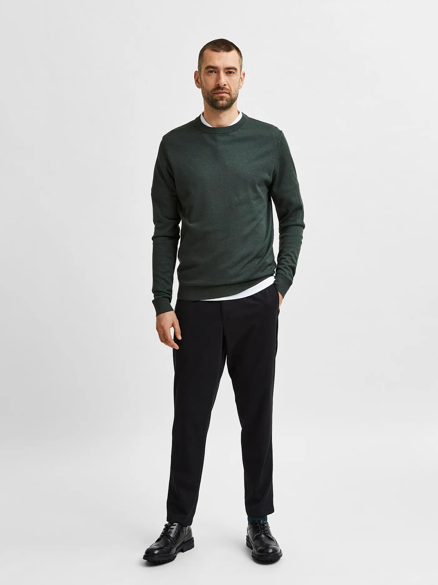 SELECTED | Pullover SLHTOWN | grün